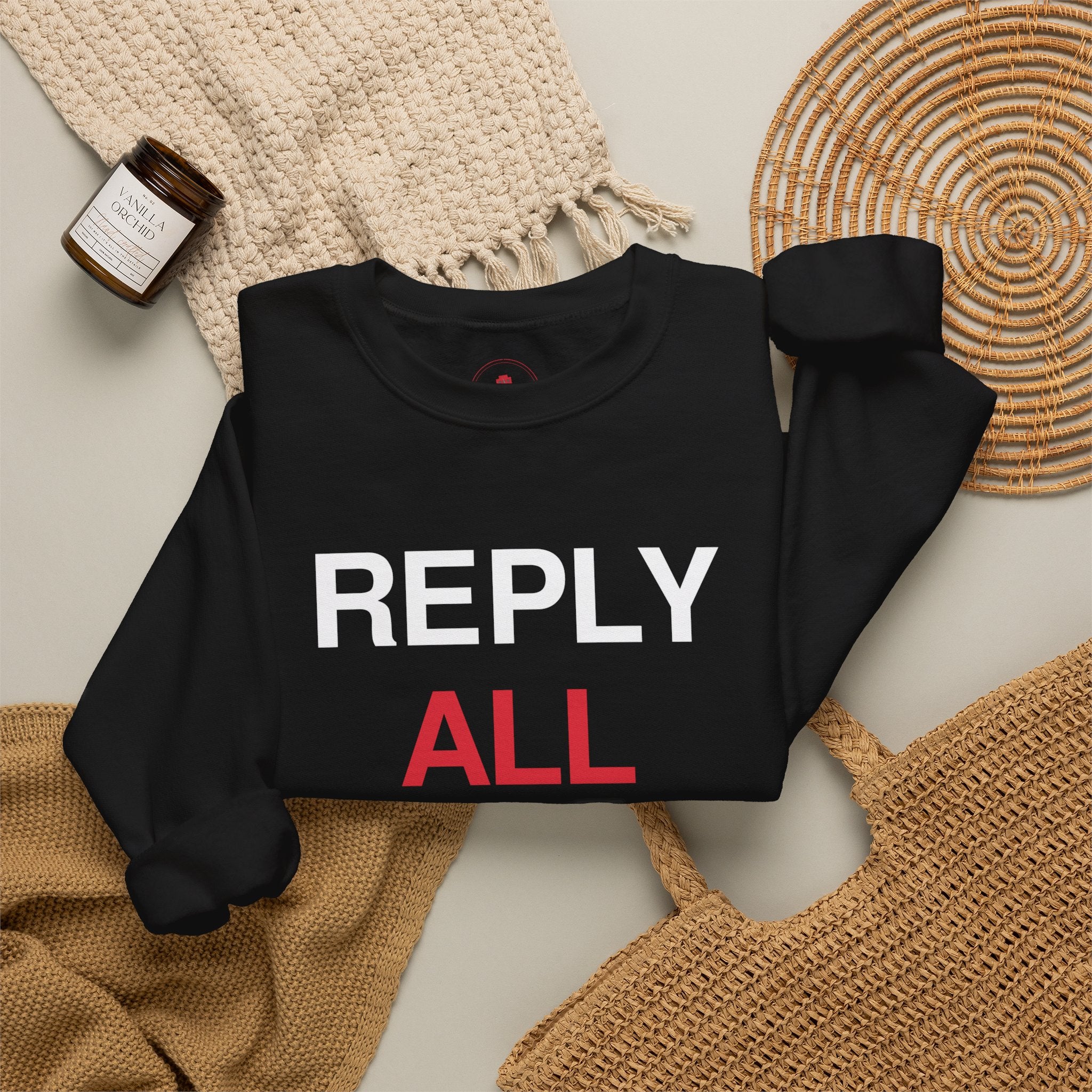Reply All Sweatshirt — Funny Office Email Crewneck