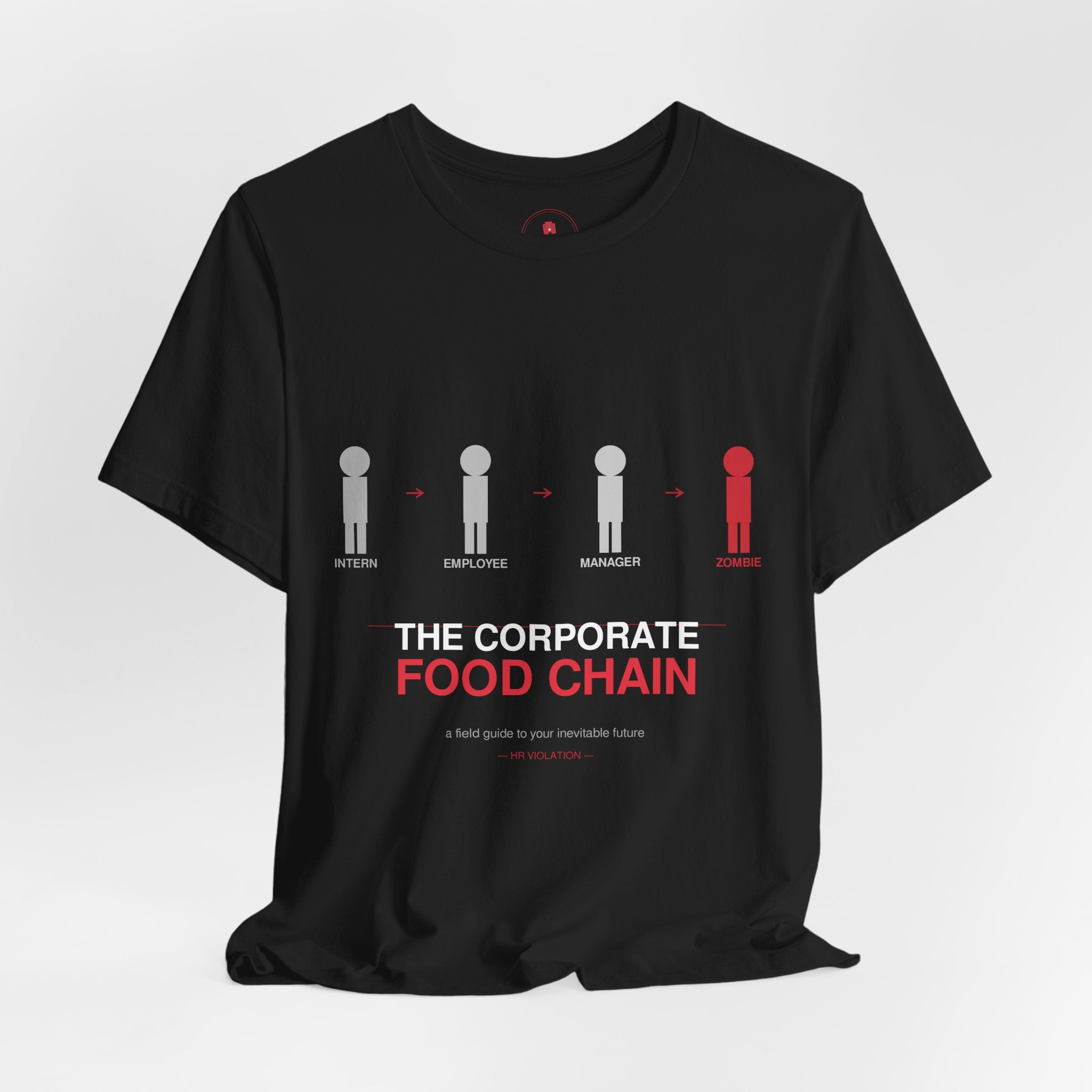 The Corporate Food Chain T-Shirt — Funny Office Hierarchy Tee