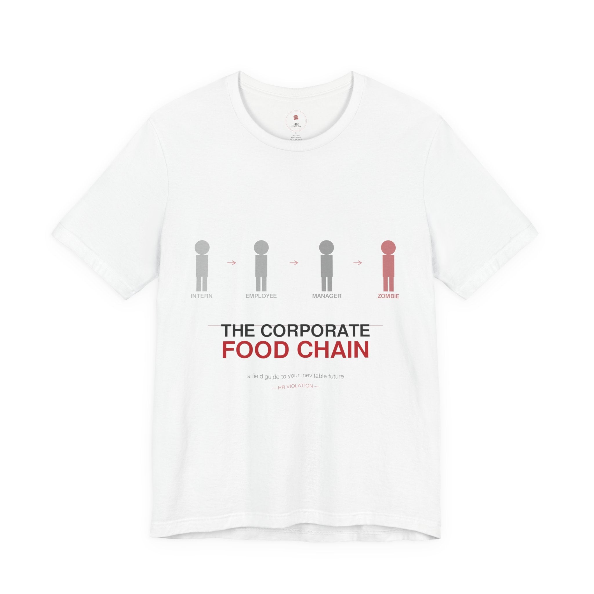 The Corporate Food Chain T-Shirt — Funny Office Hierarchy Tee