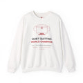 Quiet Quitting World Champion Sweatshirt — Funny Office Resignation Crewneck