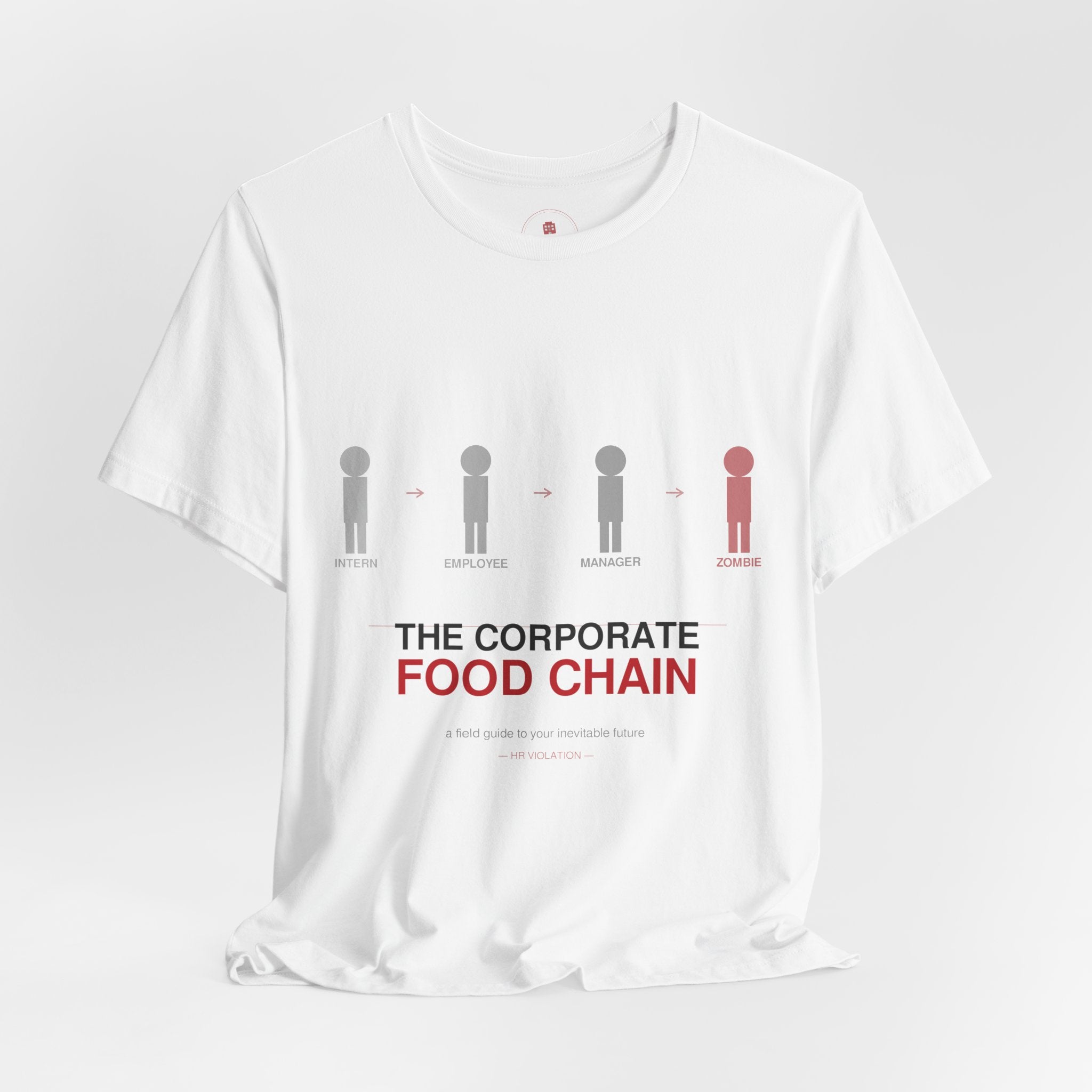 The Corporate Food Chain T-Shirt — Funny Office Hierarchy Tee