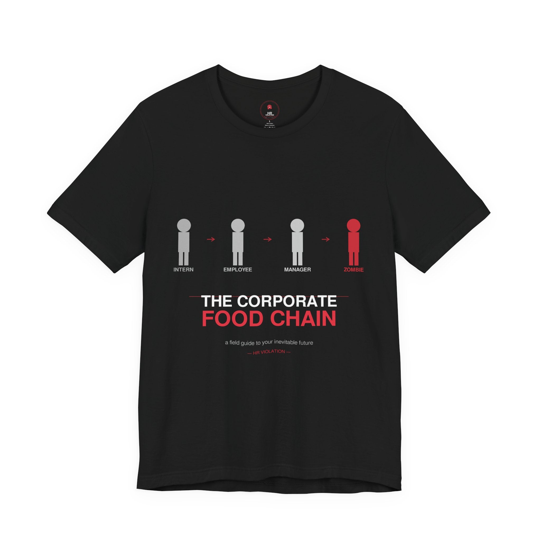 The Corporate Food Chain T-Shirt — Funny Office Hierarchy Tee